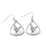 Chat de Birmanie - boucles d'oreilles avec un chat, boucles d'oreilles pendantes avec une image, bijoux personnalisés avec l'impression de la marque Art-Dog