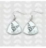 Birmakatze - Katzenohrringe, hängende Ohrringe mit Bild, personalisierter Schmuck mit dem Aufdruck der Marke Art-Dog