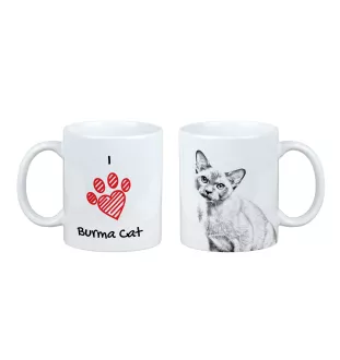 Chat de Birmanie - tasse avec un chat, une tasse adorable avec une illustration, un cadeau avec votre photo de la marque Art-Dog