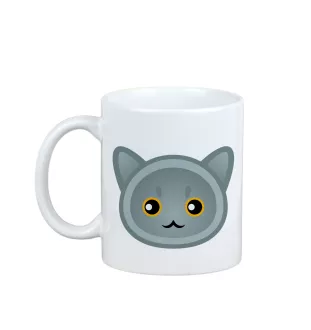 British Shorthair - mug with graphics and the logo of the Art-Dog brand