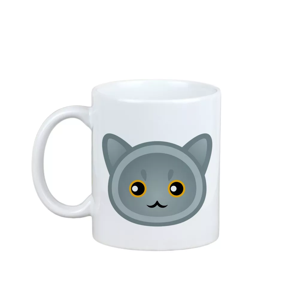 British Shorthair - tasse avec graphisme et logo de la marque Art-Dog