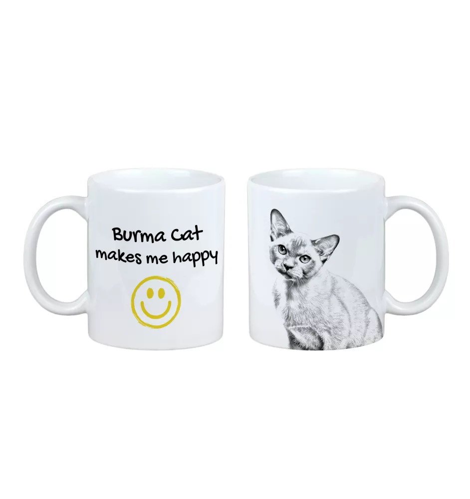 Chat de Birmanie - tasse avec un chat, une tasse joyeuse pour les amoureux des chiens, un cadeau personnalisé de la marque Art-Dog