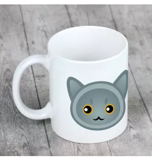 British Shorthair - mug with graphics and the logo of the Art-Dog brand