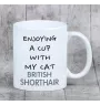 British Shorthair - tasse avec graphisme et logo de la marque Art-Dog