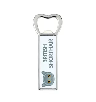 British Shorthair - bottle opener with the graphics and logo of the Art-Dog brand
