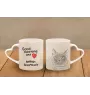 British Shorthair - cat mug, adorable heart-shaped handle mug, universal gift from Art-Dog brand