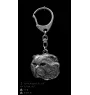 Cat - silver-plated key ring, handbag decoration, backpack pendant by Art-Dog