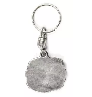 Cat - silver-plated key ring, handbag decoration, backpack pendant by Art-Dog
