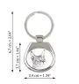 Chausie - keychain with a cat, keychain with a print, personalized pendant from the Art-Dog brand