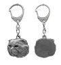 Chat - porte-clés argenté avec un chat dans une boîte cadeau, décoration de sac à main, pendentif pour sac à dos de la marque Art-Dog