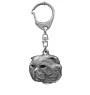 Chat - porte-clés argenté avec un chat dans une boîte cadeau, décoration de sac à main, pendentif pour sac à dos de la marque Art-Dog