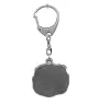 Chat - porte-clés argenté avec un chat dans une boîte cadeau, décoration de sac à main, pendentif pour sac à dos de la marque Art-Dog