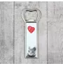 Chartreux - bottle opener with a cat, personalized fridge opener, unique gift for men by Art-Dog brand