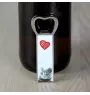 Chartreux - bottle opener with a cat, personalized fridge opener, unique gift for men by Art-Dog brand