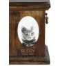 Chartreux - commemorative plaque with a cat photo, tombstone with a print, personalized oval plaque from the Art-Dog brand