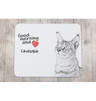 Chausie podkładka pod mysz z kotem Art-Dog