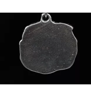 Katze - Halskette mit Katze, versilberter Anhänger für den Katzenfan, einzigartiger Schmuck der Marke Art-Dog