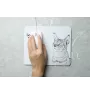 Chausie - tapis de souris imprimé, tapis de souris personnalisé avec un chat, un gadget unique pour un employé de bureau de la marque Art-Dog