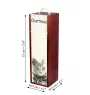 Chartreux - wine box with a cat, alcohol box with graphics, personalized gift box from the Art-Dog brand