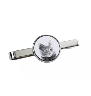 Chartreux - Krawattenklammer mit Katzenmotiv, personalisierter Krawattenclip, einzigartiges Geschenk für Männer von der Marke Art-Dog