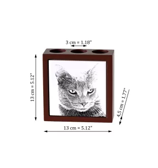 Chartreux stojak na długopisy z kotem Art-Dog