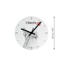 Chausie - wall clock with a cat, shelf clock with a print, personalized home decoration from the Art-Dog brand