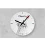 Chausie - wall clock with a cat, shelf clock with a print, personalized home decoration from the Art-Dog brand