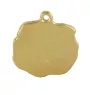 Cat - keychain and necklace with a cat in a box, high-quality gold-plated product, Art-Dog brand