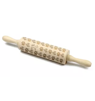 Katze - Gravierter Nudelholz für Backliebhaber, Marke Art-Dog