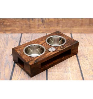 Cat drewniany stojak na miski Art-Dog