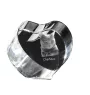 Chartreux - crystal clock with a picture of a cat, heart-shaped shelf clock, personalized standing clock by Art-Dog brand