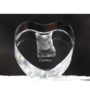 Chartreux serce kryształowe z kotem Art-Dog