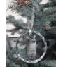 Chausie - boule de Noël en cristal avec une photo, photo d'un chat dans le cristal, décoration personnalisée pour sapin de Noël de la marque Art-Dog