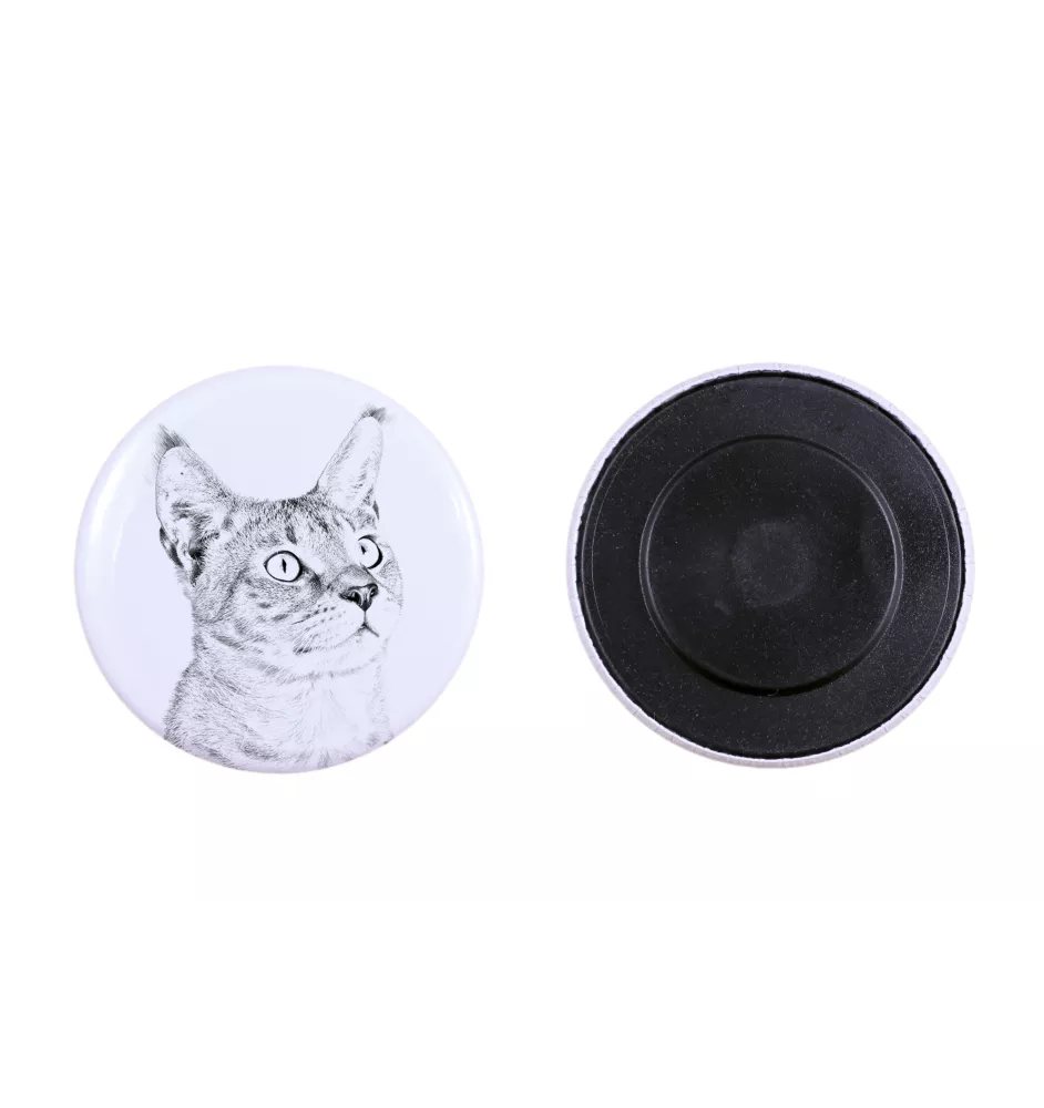 Chausie - collection of unique magnets, own photo, Art-Dog brand