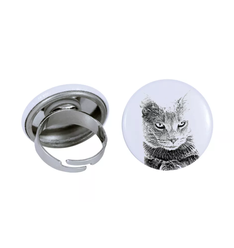 Chartreux - unique ring, handmade, women's jewelry by Art-Dog