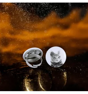 Chartreux - unique ring, handmade, women's jewelry by Art-Dog