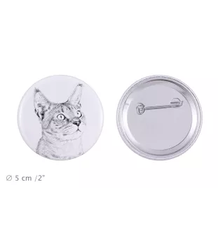 Chausie - collection of unique magnets, own photo, Art-Dog brand