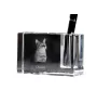 Chausie penholder kryształowy z kotem Art-Dog