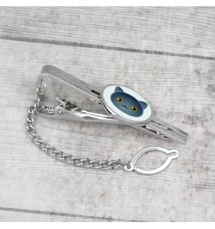 Chartreux - elegant metal keychain as a gift from Art-Dog brand