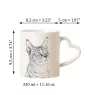 Chausie kubek z kotem good morning serce Art-Dog