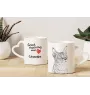 Chausie Tasse mit Katze, entzückende Tasse mit herzförmigem Henkel, universelles Geschenk der Marke Art-Dog