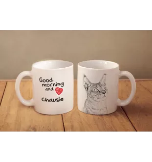 Chausie - Tasse mit Katze, personalisierte Tasse mit Druck, klassisches Geschenk für jede Marke Art-Dog