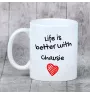 Chausie - cup with a cat, cup with a photo, personalized gift from the Art-Dog brand