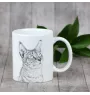 Chausie kubek z kotem I love Art-Dog