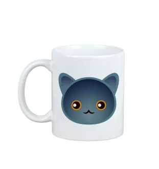 Chartreux - mug with graphics and the logo of the Art-Dog brand