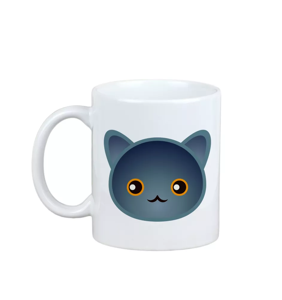 Chartreux - mug with graphics and the logo of the Art-Dog brand