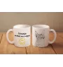 Chausie - Tasse mit Katze, fröhliche Tasse für Hundefreunde, personalisiertes Geschenk der Marke Art-Dog