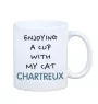 Chartreux - mug with graphics and the logo of the Art-Dog brand