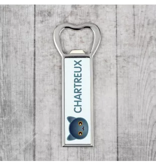 Chartreux - ouvre-bouteille avec graphisme et logo de la marque Art-Dog