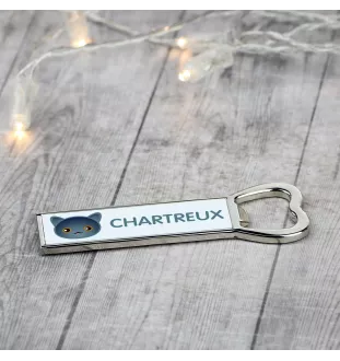 Chartreux - Flaschenöffner mit Grafik und Logo der Marke Art-Dog